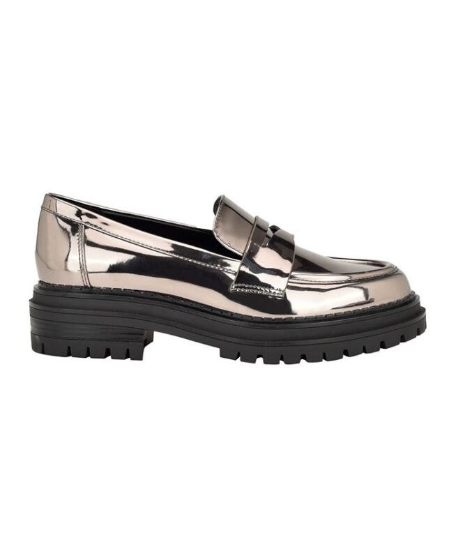 Calvin Klein Women's Grant Lug Sole Penny Loafers - Macy's