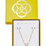 Kendra Scott Boxed Mini Elisa Gold-Tone Pendant Necklace