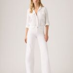 Levi's Women's 318 Shaping Stellar-Stretch Wide-Leg Jeans