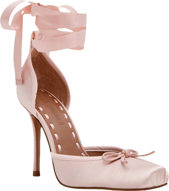 Steve Madden Women's Larina Lace-Up High-Heel Ballet Pumps - Macy's Steve Madden Women's Larina Lace-Up High-Heel Ballet Pumps - Macy's