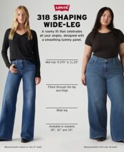 Levi's Women's 318 Shaping Stellar-Stretch Wide-Leg Jeans - Image 4