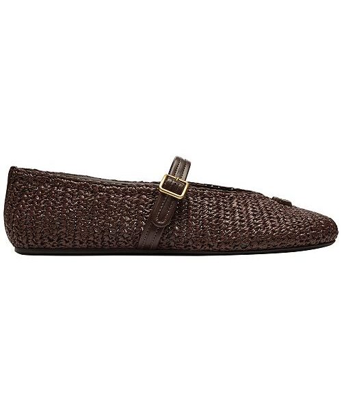 COACH Women's Sculpted C Soft Mary Jane Flat