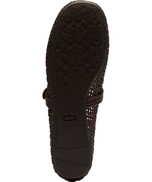 COACH Women's Sculpted C Soft Mary Jane Flats
