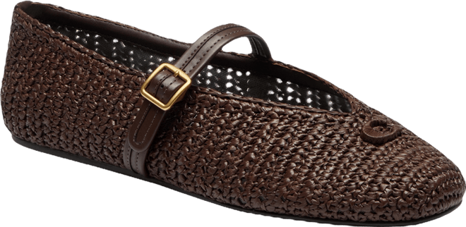 COACH Women's Sculpted C Soft Mary Jane Flats