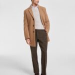 Calvin Klein Men's Prosper Wool-Blend Slim Fit Overcoat