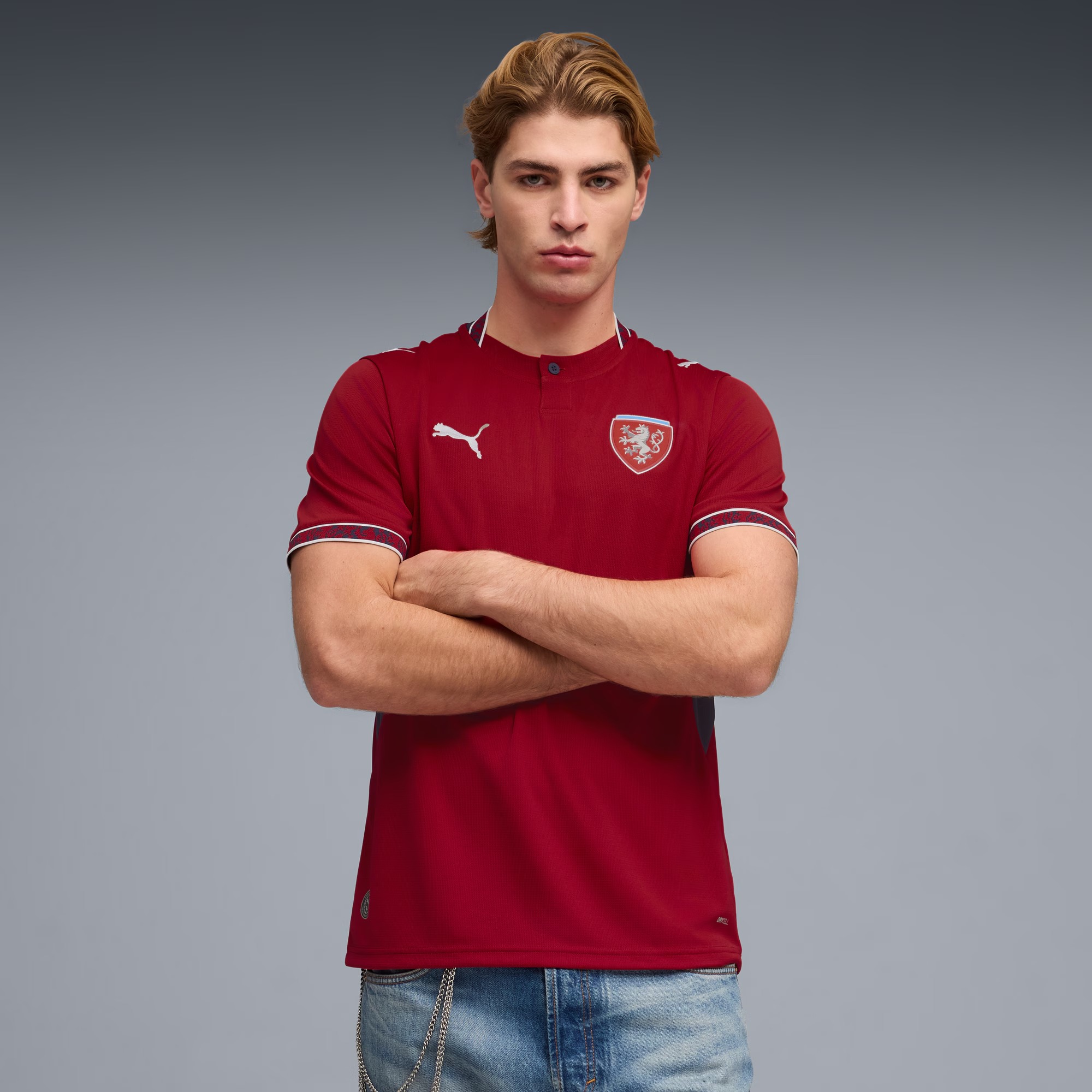 Czech Republic National Team Puma 2026 Home Replica Jersey - Red Czech Republic National Team Puma 2026 Home Replica Jersey - Red