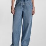 DKNY Jeans Petite High-Rise Wide-Leg Jeans
