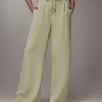 Donna Karan New York Women's Collared Jacket and Ripple Wide-Leg Pants