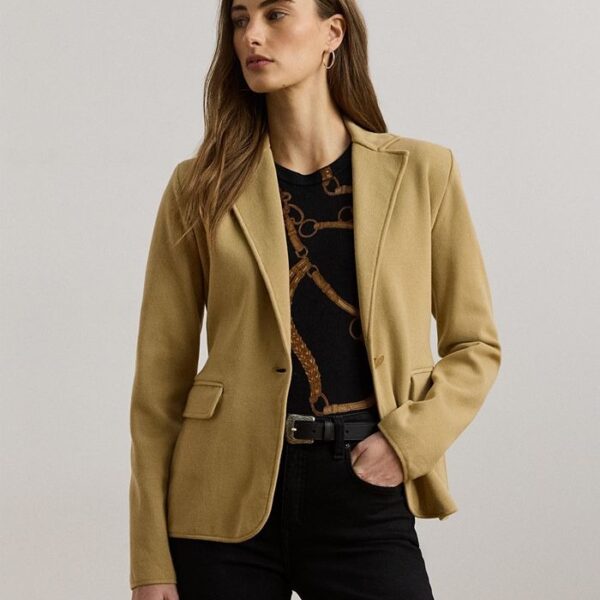 Lauren Ralph Lauren Women's Cotton-Blend Sweater Blazer