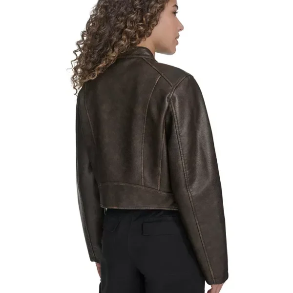 Levi's Women Faux Leather Racer Jacket