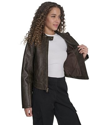 Levi's Women Faux Leather Racer Jackets