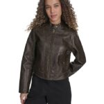 Levi's Women's Faux Leather Racer Jacket