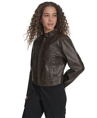 Levi's Women's Faux Leather Racer Jackets