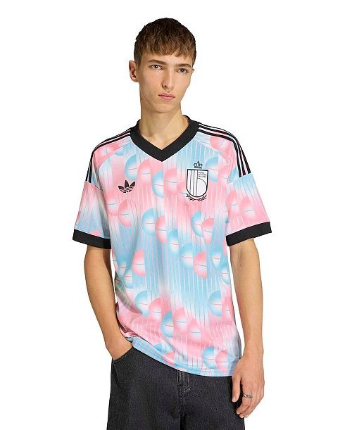 Men's Light Blue Belgium National Team FIFA x World Cup 2026 Replica Jersey