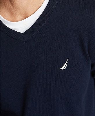 Nautica Men's Navtech Performance Classic-Fit V-Neck Sweater