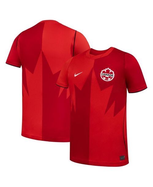 Nike Big Boys and Girls Red Canada Soccer 2026 Home Stadium Replica Jersey Nike Big Boys and Girls Red Canada Soccer 2026 Home Stadium Replica Jersey