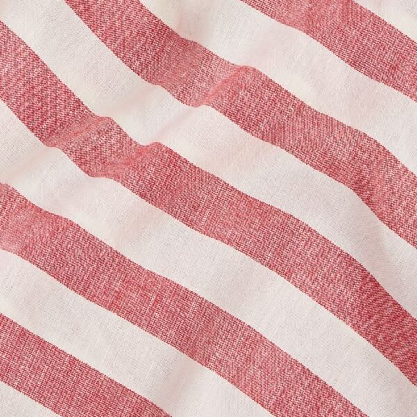 On 34th Women Stripe Linen Blend Side Slit Skirt