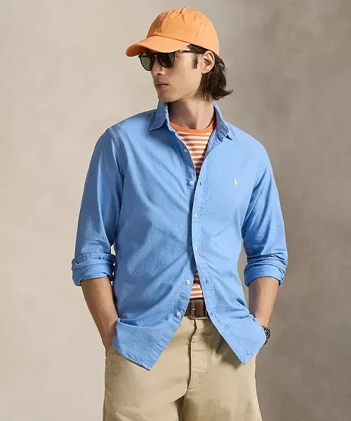 Polo Ralph Lauren Men's Garment-Dyed Oxford Shirt