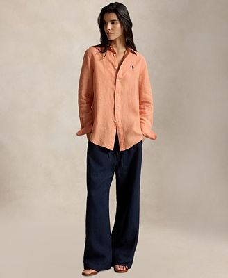 Polo Ralph Lauren Women's Classic-Fit Linen ShirtS