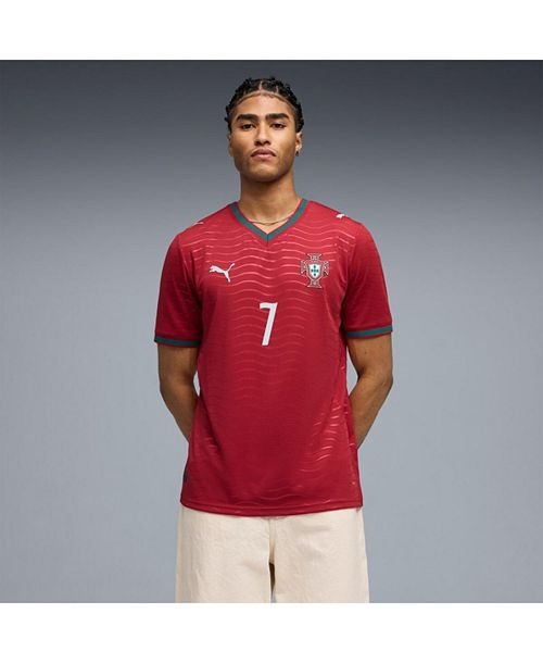 Puma Men's Cristiano Ronaldo Red Portugal National Team 2026 Home Replica Jersey Puma Men's Cristiano Ronaldo Red Portugal National Team 2026 Home Replica Jersey