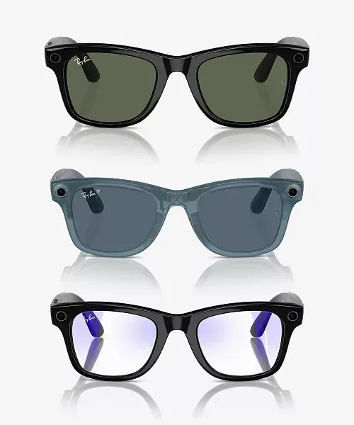 Ray-Ban Unisex AI Meta Wayfarer Glasses Collection - GEN 1