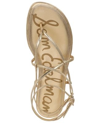 Sam Edelman Women's Clarra Strappy Flat Sandals.
