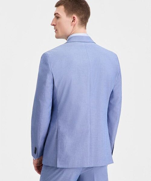 Tommy Hilfiger Men's Modern-Fit TH Flex Stretch Chambray Suit Separate